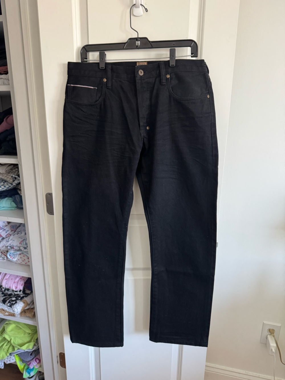 PRPS Black Straight-Leg Jeans NWOT